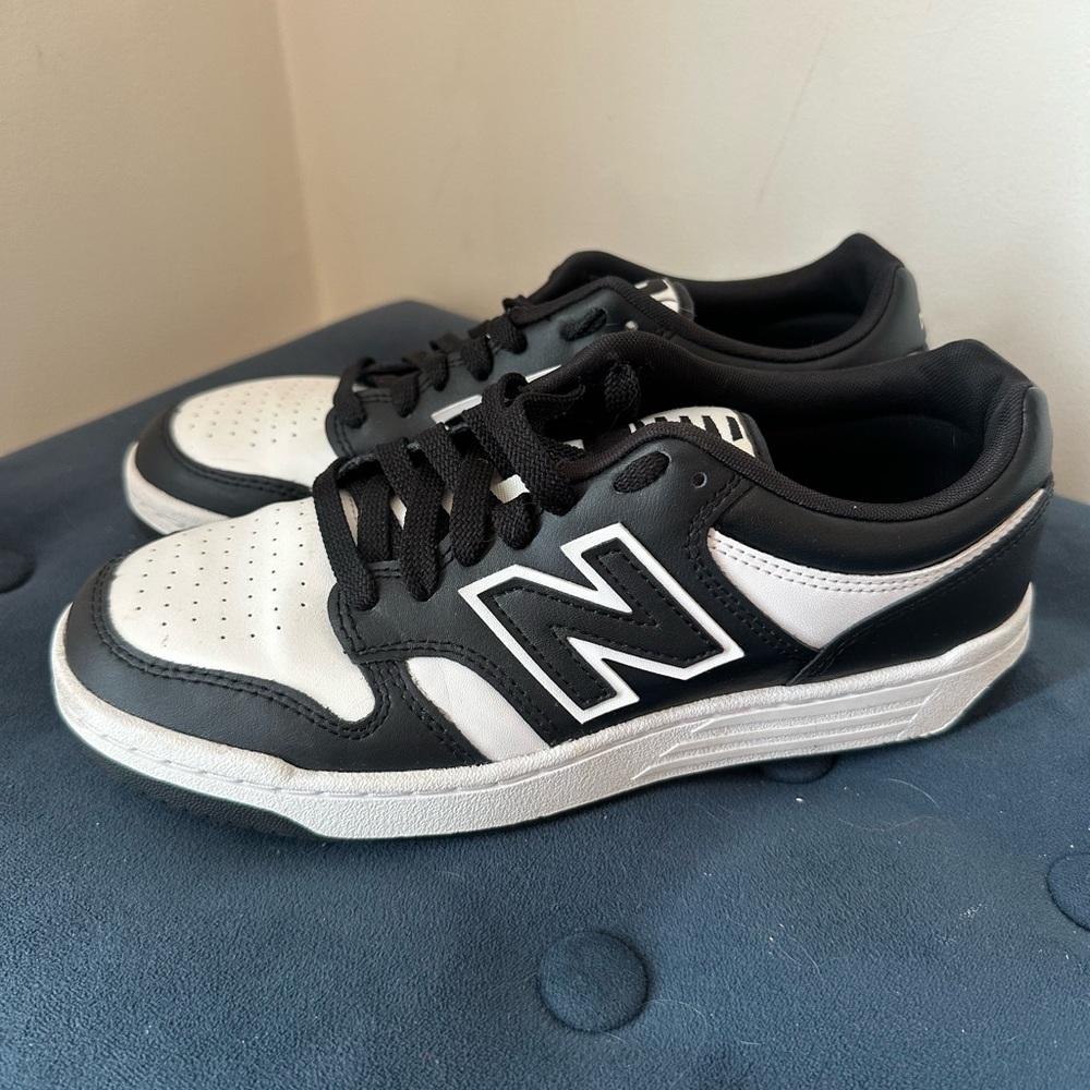 New Balance 480 in Black and White - Picture 3 of 5